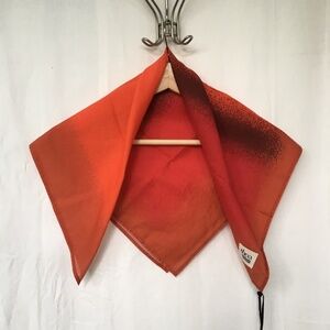 TBCo x abisola omole cotton bandana scarf - red ombre